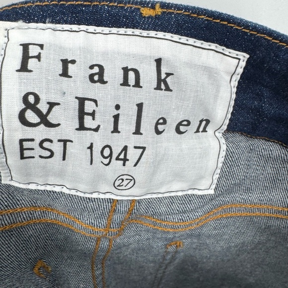 Frank & Eileen Flannigan Indigo Flare Jean ITALIAN POWER DENIM Sz 27 B2640 - Picture 7 of 7